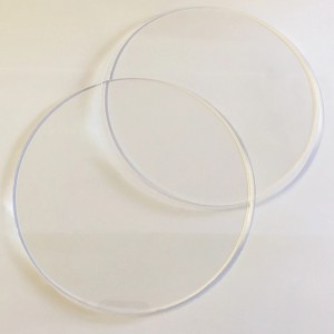 ច្រើនទំហំ Clear Lucite Cake Stand Round Acrylic Cake Disk Basic Kit