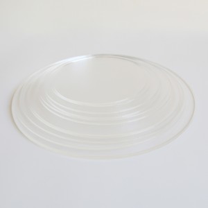 ច្រើនទំហំ Clear Lucite Cake Stand Round Acrylic Cake Disk Basic Kit