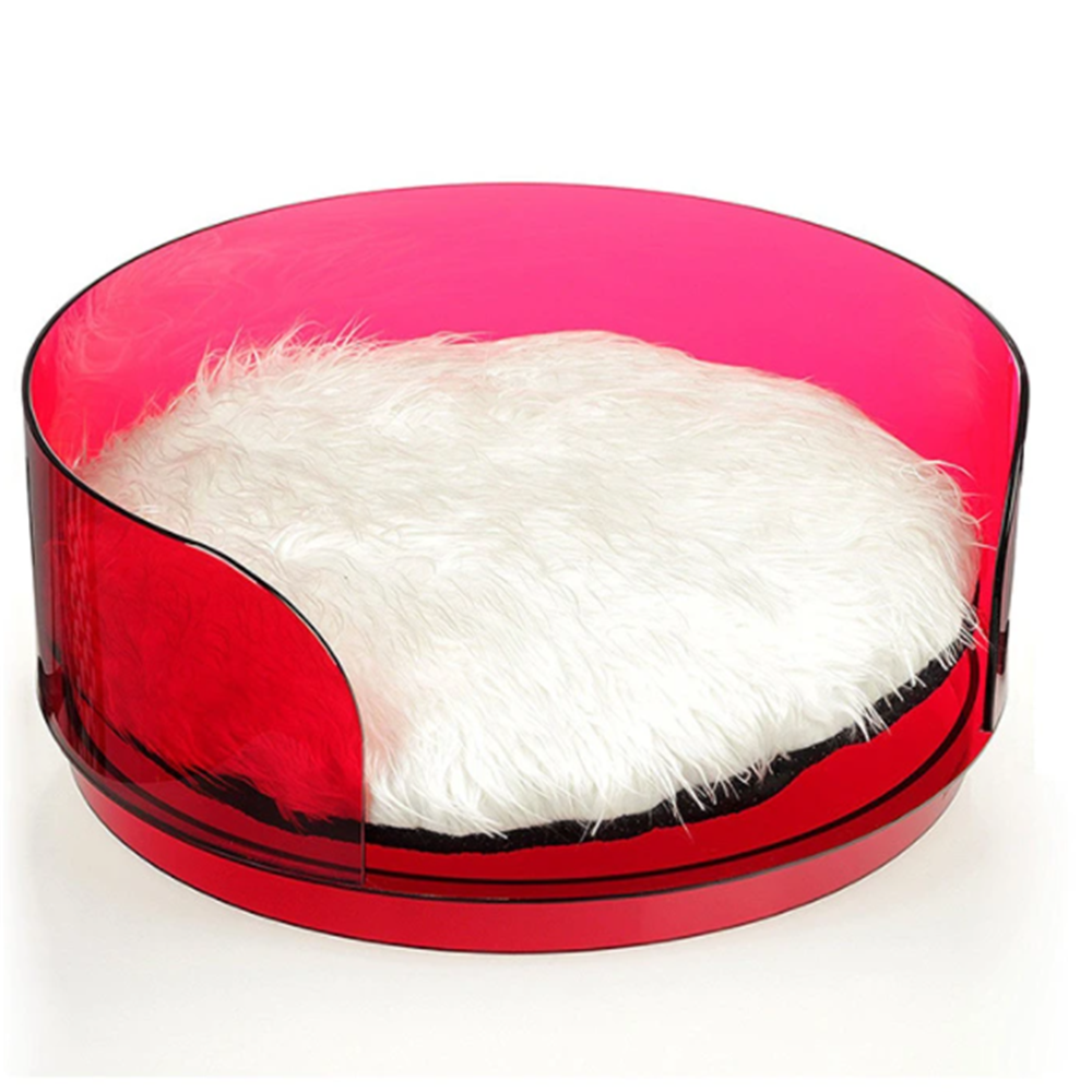 Vlastné Hot item Cat Pet Colored Luxusné akrylové Dog Bed For House