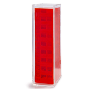 Blok Bangunan Game Akrilik Kustom Neon Pink Red Plexiglass Tumble Tower Set