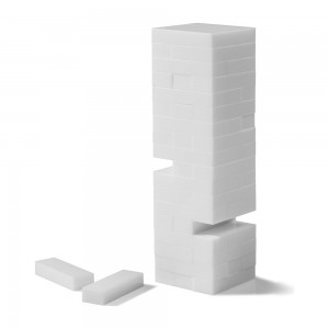 Tradisyonal nga Plexiglass Stacking Tumbling Tower Acrylic Block Building Tower Game Lucite Jumbling Tower